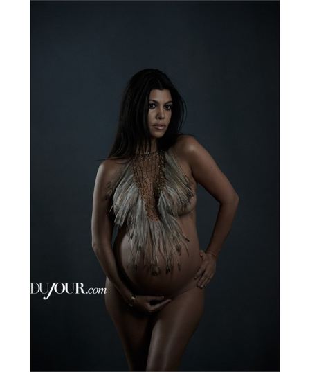 Kourtney Kardashian Pregnant Nude  nude photo