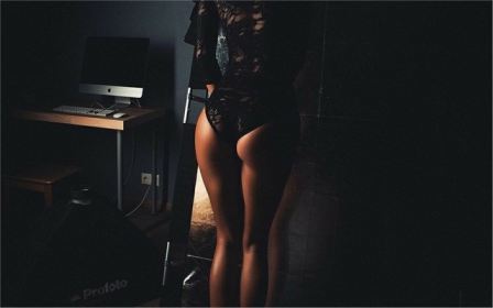 Lingerie Teen Sexy Ass Skinny Legs  nude photo