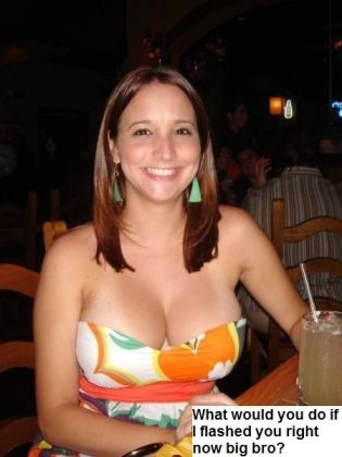 Little Sister Teasing Captions  nude photo