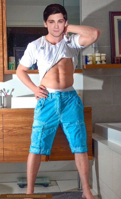 Logan Lerman Naked  nude photo