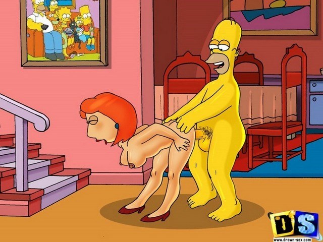 Lois Griffin And Marge Simpson Porn  nude photo