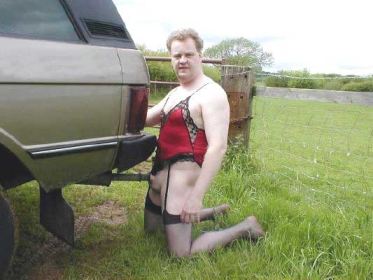 Man Having Sex With Car Exhaust  nude photo