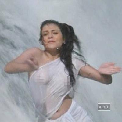 Mandakini Waterfall Scene  nude photo