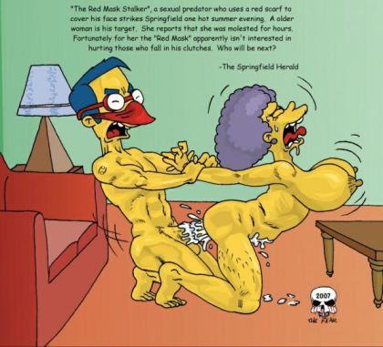 Marge Simpson Porn Fear Comics  nude photo
