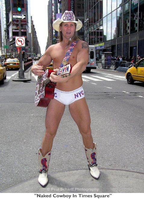 Naked Cowboy Times Square  nude photo