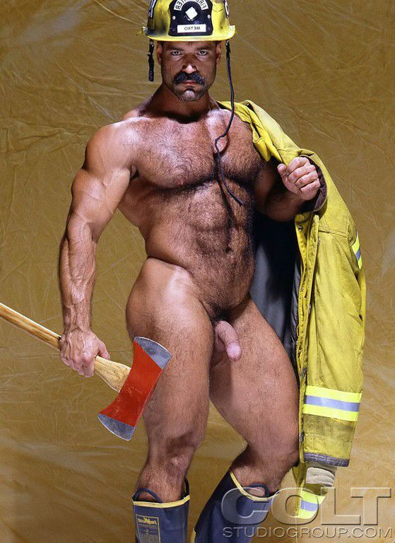 Naked Fireman Gay Porn  nude photo