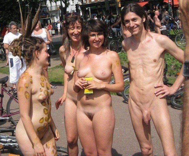 Naked Girls At Public Event  nude photo
