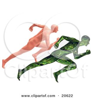 Naked Men Racing Cartoon  nude photo