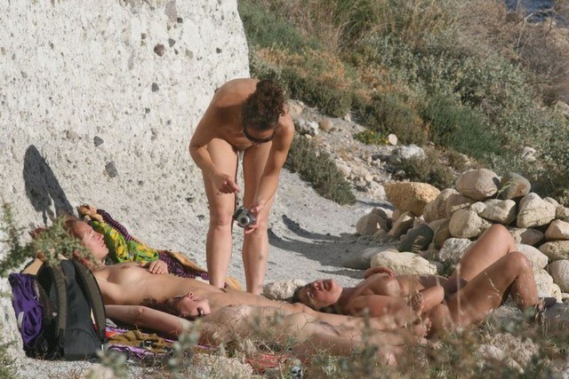 Nude Beach Peeping Tom  nude photo