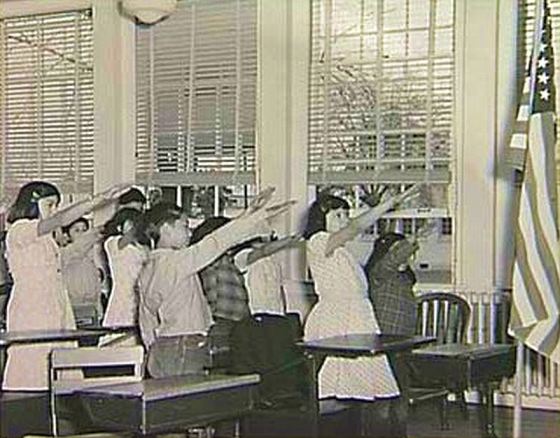 Original Pledge Of Allegiance Salute  nude photo