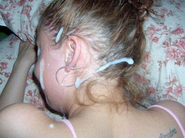 Passed Out Facial  nude photo