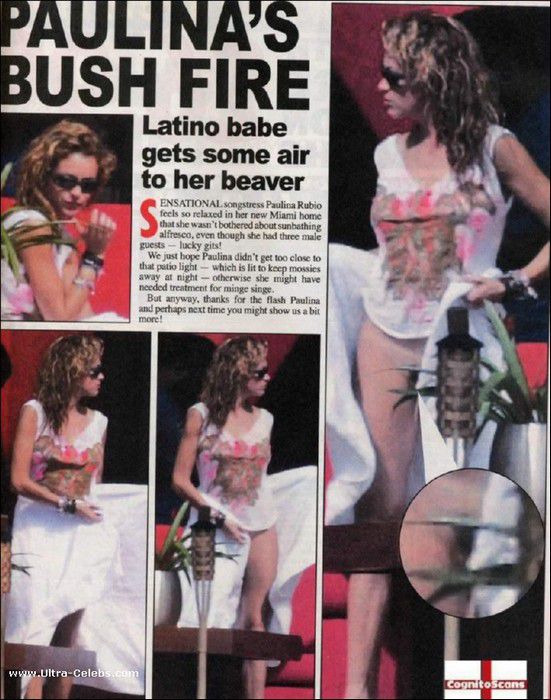 Paulina Rubio Ass  nude photo