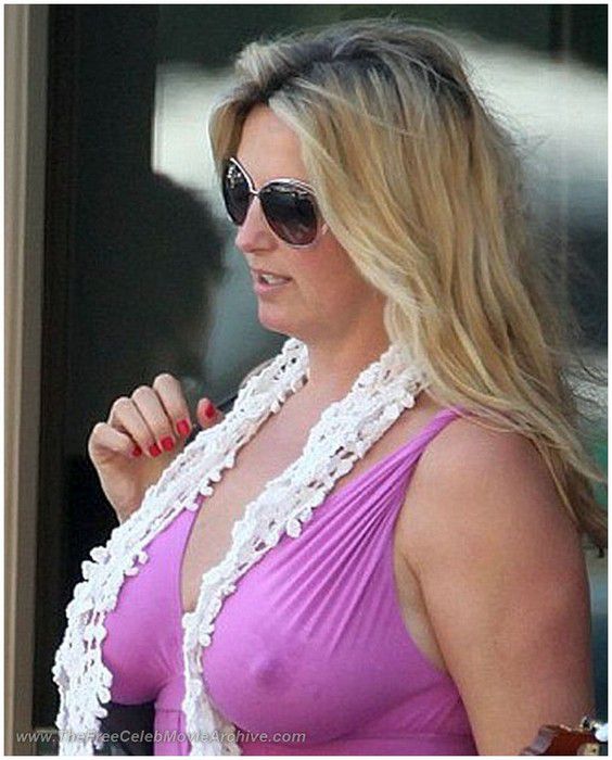 Penny Lancaster Hard Nipple  nude photo