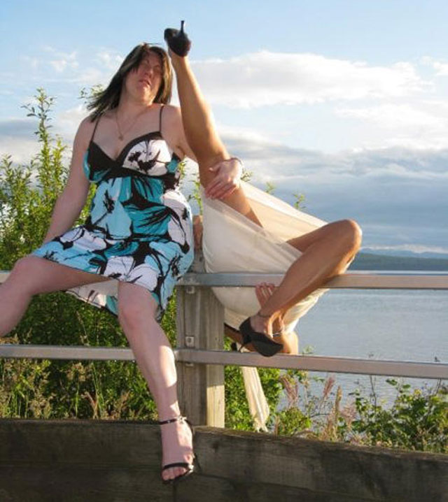 Perfectly Timed Girls Moment  nude photo