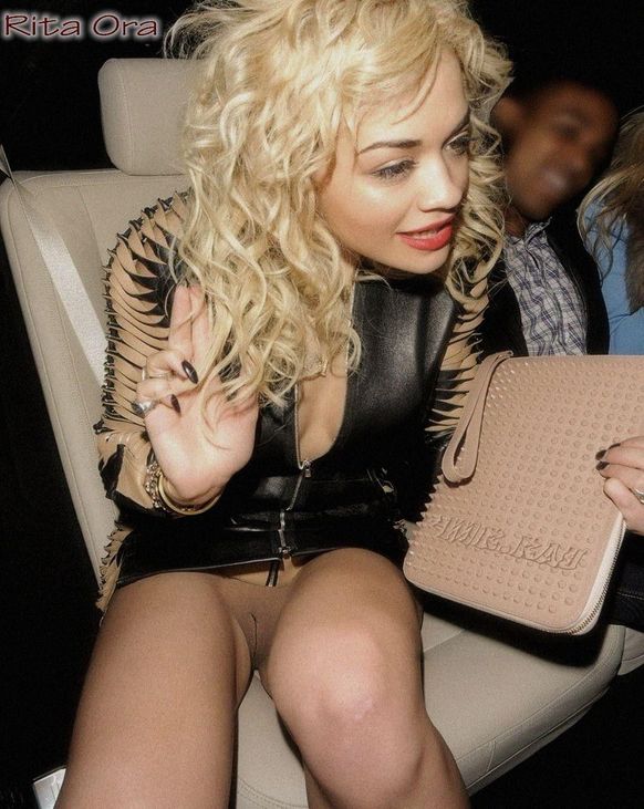 Rita Ora Upskirt Hot Pussy  nude photo